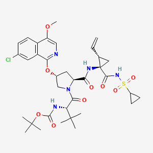 molecular formula C35H46ClN5O9S B1667651 Asunaprevir CAS No. 630420-16-5