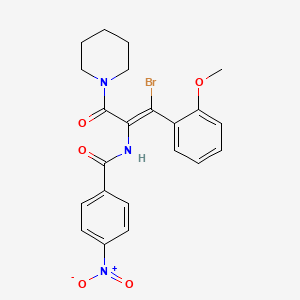molecular formula C22H22BrN3O5 B1667655 AT-130 