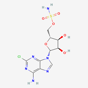 molecular formula C20H26Cl2N12O12S2 B1667662 5'-Sulfamoyl-2-chloroadenosine CAS No. 66522-52-9