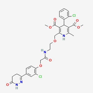 molecular formula C31H32Cl2N4O8 B1667671 ATI22-107 CAS No. 681816-57-9
