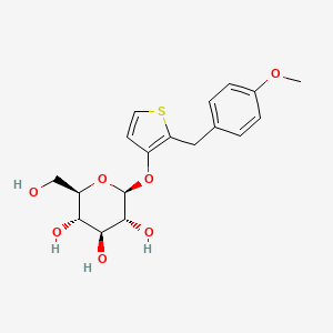 molecular formula C18H22O7S B1667672 Atigliflozin CAS No. 647834-15-9