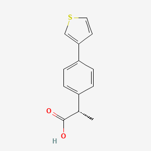 molecular formula C13H12O2S B1667680 Atliprofen, (S)- CAS No. 678173-92-7