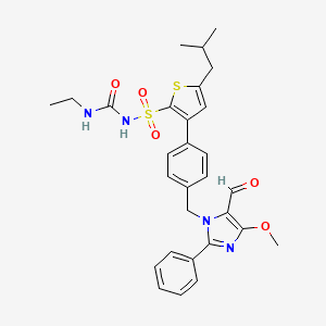 molecular formula C29H32N4O5S2 B1667686 AVE 0991 CAS No. 304462-19-9