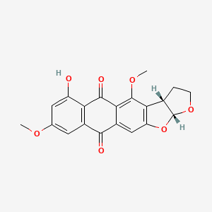 molecular formula C20H16O7 B1667687 Aversin CAS No. 34080-91-6