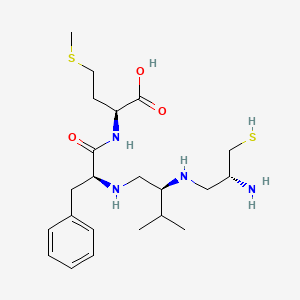 molecular formula C22H38N4O3S2 B1667691 FTase inhibitor I CAS No. 149759-96-6