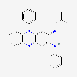 molecular formula C28H26N4 B1667694 B 775 CAS No. 78182-94-2