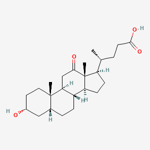 molecular formula C24H38O4 B1667697 12-Ketolithocholic acid CAS No. 5130-29-0