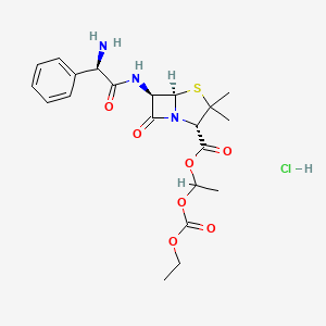 molecular formula C21H28ClN3O7S B1667698 Bacampicillin Hydrochloride CAS No. 37661-08-8
