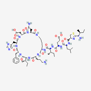 molecular formula C66H103N17O16S B1667700 Bacitracin CAS No. 1405-87-4