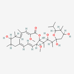 molecular formula C35H58O9 B1667706 bafilomycin A1 CAS No. 88899-55-2
