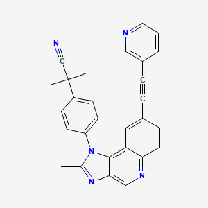 molecular formula C28H21N5 B1667709 Bag-956 CAS No. 853910-02-8