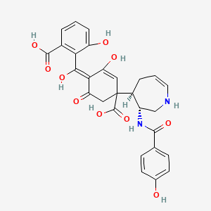 molecular formula C28H26N2O10 B1667717 Balanol CAS No. 63590-19-2