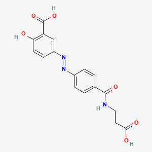 molecular formula C17H15N3O6 B1667723 Balsalazide 