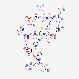 molecular formula C91H127N25O23S B1667729 Vgrpewwmdyqkryg CAS No. 412961-36-5