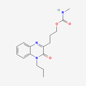 molecular formula C16H21N3O3 B1667730 巴马喹马斯特 CAS No. 135779-82-7