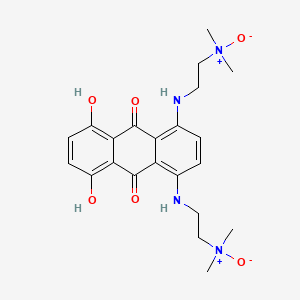 molecular formula C22H28N4O6 B1667738 Banoxantrone CAS No. 136470-65-0