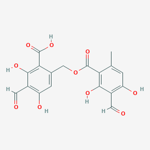 molecular formula C18H14O10 B1667744 Barbatolic acid CAS No. 529-50-0