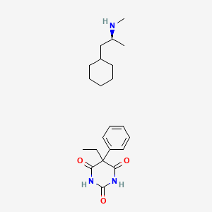 molecular formula C22H33N3O3 B1667745 Barbexaclone CAS No. 4388-82-3
