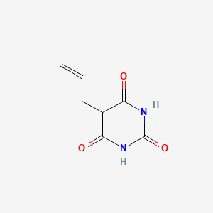 molecular formula C7H8N2O3 B1667748 Barbituric acid, 5-allyl- CAS No. 2565-43-7