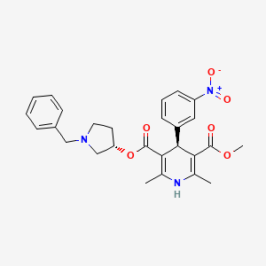 molecular formula C27H29N3O6 B1667753 Barnidipine CAS No. 104713-75-9