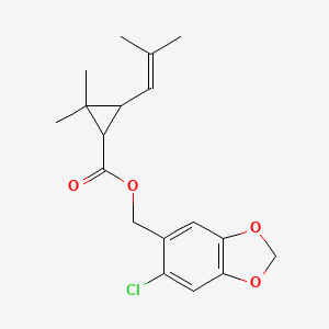 molecular formula C18H21ClO4 B1667754 Barthrin CAS No. 70-43-9