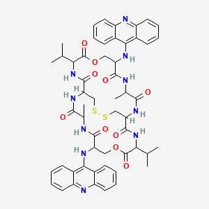 molecular formula C54H60N10O10S2 B1667756 Basacv CAS No. 95676-71-4