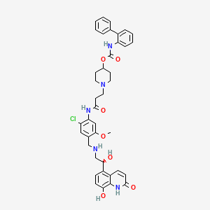 molecular formula C40H42ClN5O7 B1667760 Batefenterol CAS No. 743461-65-6