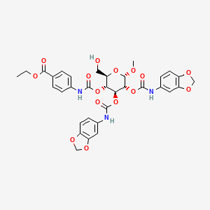 molecular formula C33H33N3O15 B1667771 BRD7552 CAS No. 1137359-47-7