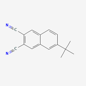 molecular formula C16H14N2 B1667774 6-tert-Butyl-2,3-naphthalenedicarbonitrile CAS No. 32703-82-5