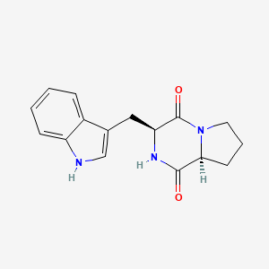 molecular formula C16H17N3O2 B1667782 Brevianamide F CAS No. 38136-70-8