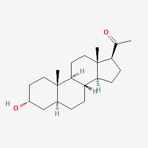 molecular formula C21H34O2 B1667786 Allopregnanolone CAS No. 516-54-1