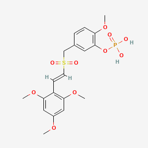 molecular formula C19H23O10PS B1667788 Briciclib CAS No. 865783-99-9