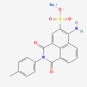 molecular formula C19H14N2NaO5S B1667795 CID 24199342 CAS No. 2391-30-2