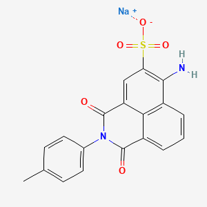 molecular formula C19H13N2NaO5S B1667795 Brilliant sulfaflavine CAS No. 2391-30-2