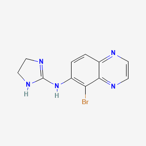 molecular formula C11H10BrN5 B1667796 Brimonidine CAS No. 59803-98-4