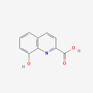 molecular formula C10H7NO3 B1667810 8-Hydroxyquinoline-2-carboxylic acid CAS No. 1571-30-8