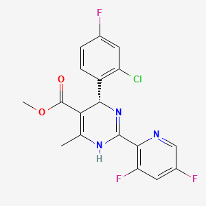 molecular formula C18H13ClF3N3O2 B1667814 Bay 41-4109 CAS No. 298708-81-3
