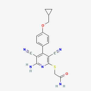 molecular formula C19H17N5O2S B1667818 BAY 60-6583 CAS No. 910487-58-0