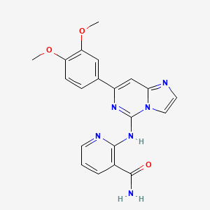 molecular formula C20H18N6O3 B1667820 Bay 61-3606 CAS No. 732983-37-8