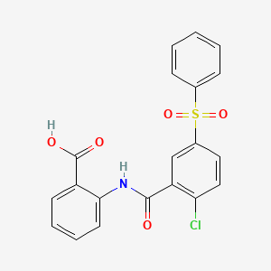 molecular formula C20H14ClNO5S B1667822 BAY-8002 