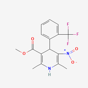 molecular formula C16H15F3N2O4 B1667825 Bay K 8644 CAS No. 71145-03-4