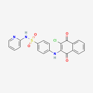 molecular formula C21H14ClN3O4S B1667839 BC-23 CAS No. 6298-15-3