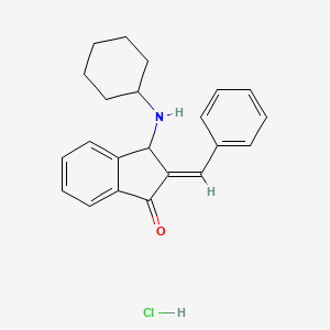 molecular formula C22H24ClNO B1667844 BCI hydrochloride 
