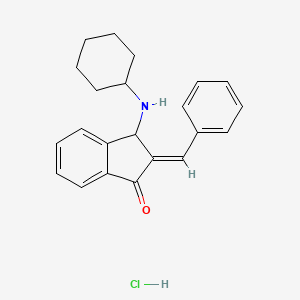 molecular formula C22H24ClNO B1667844 BCI 盐酸盐 CAS No. 95130-23-7
