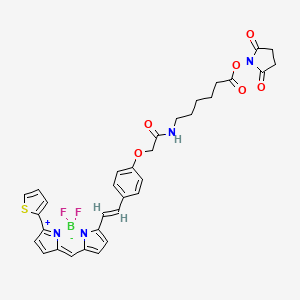 molecular formula C33H31BF2N4O6S B1667853 Bdy 650-X, SE CAS No. 235439-04-0