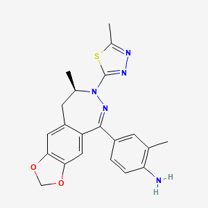 molecular formula C21H21N5O2S B1667855 BDZ-g 