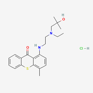 molecular formula C22H29ClN2O2S B1667862 Becanthone hydrochloride CAS No. 5591-22-0