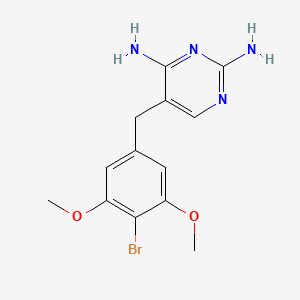 molecular formula C13H15BrN4O2 B1667867 Brodimoprim CAS No. 56518-41-3