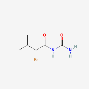 molecular formula C6H11BrN2O2 B1667876 Bromisoval CAS No. 496-67-3