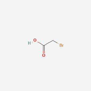 molecular formula C2H3BrO2 B1667878 Bromoacetic acid CAS No. 79-08-3